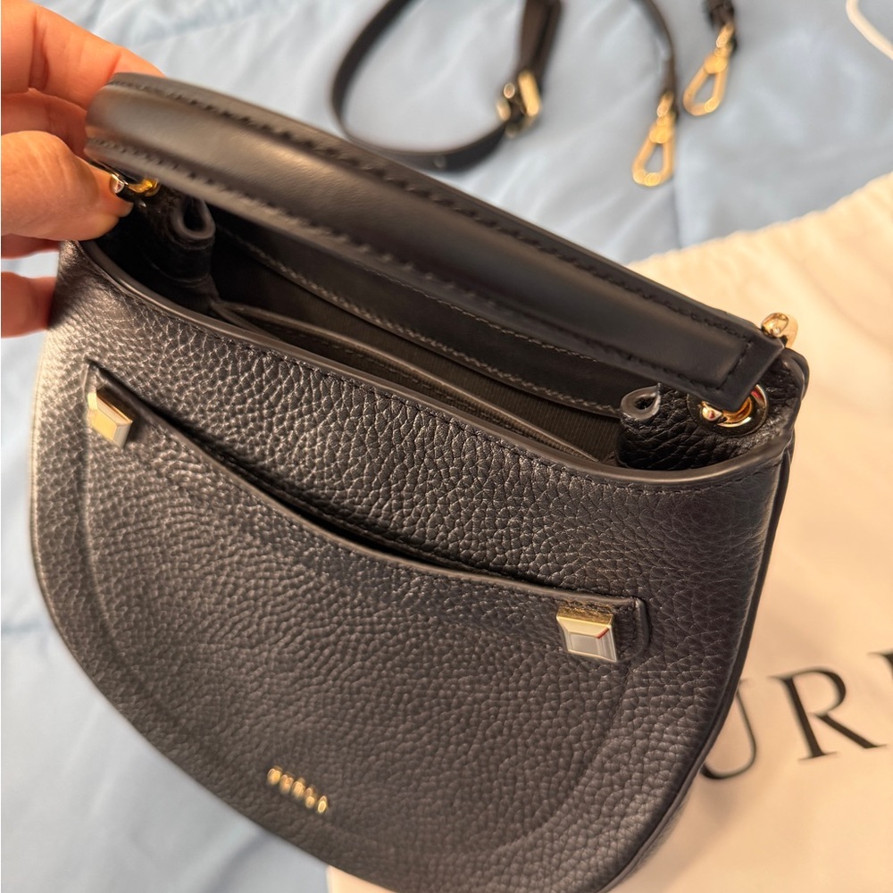 Furla Black Crossbody Bag with silver hardware - Picture 3 of 7